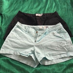Old Navy Black and Blue Bermuda Shorts Casual Style